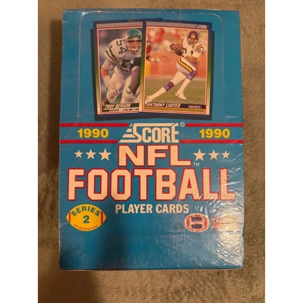 vintage 1990 Score NFL Football Series 2 (36) Packs in Box!